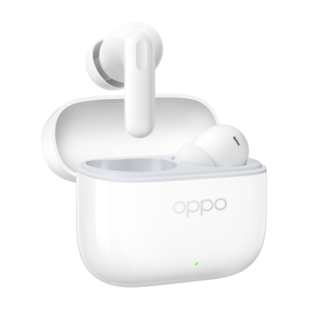 OPPO tikrai belaidės ausinės Buds3 Pro Bluetooth, įstatomos į ausis, mikrofonas, glazūrinė balta, belaidės