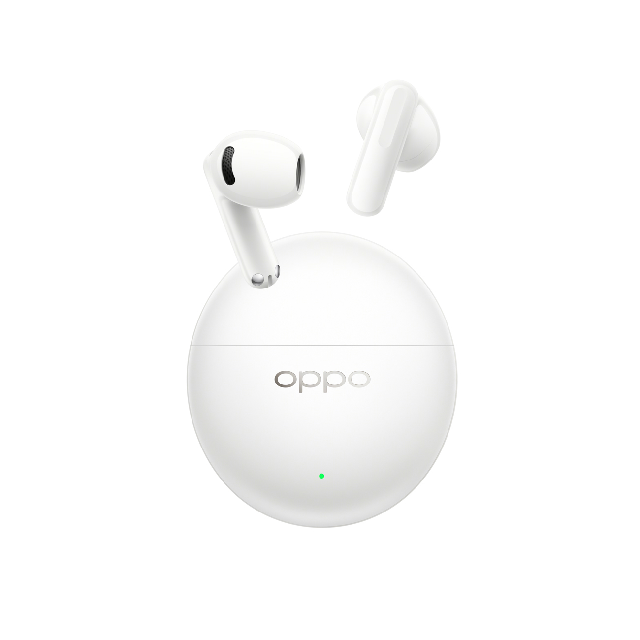 OPPO tikrai belaidės ausinės Enco Air5s Bluetooth, įstatomos į ausis, mikrofonas, mėnulio balta, triukšmo slopinimas, belaidės
