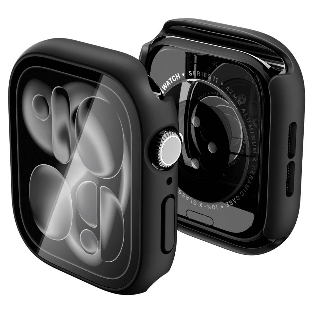 Spigen Thin Fit 360 dėklas, skirtas Apple Watch 42 mm – juodas