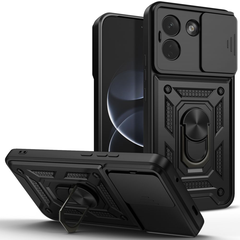 Tech-Protect CamShield Pro dėklas, skirtas Xiaomi Redmi Note 17 Pro Max 5G – juodas