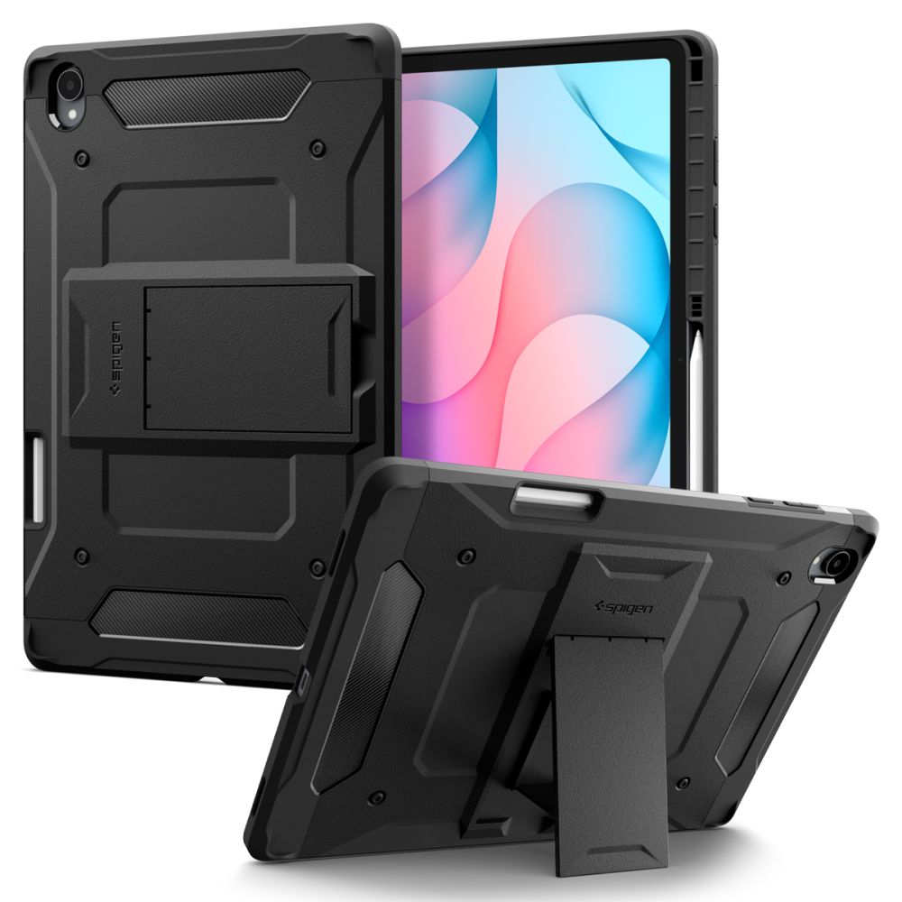 Spigen Tough Armor Pro  Samsung Galaxy Tab S12+ 12.6" dėklas, juodas