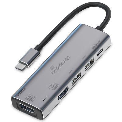 MediaRange MRCS511 USB-C šakotuvas „5 in 1“