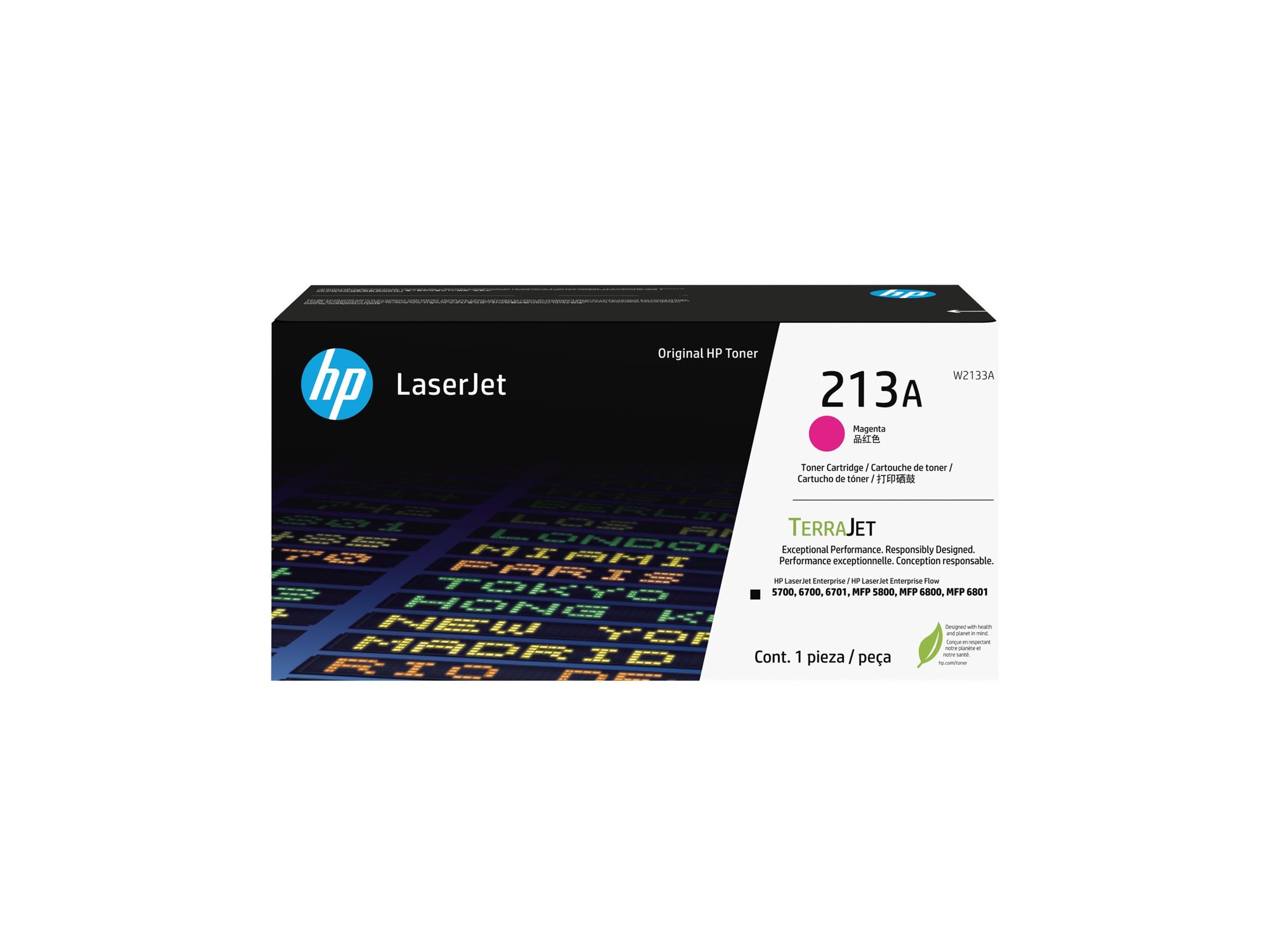 HP 213A W2133A Original LaserJet purpurinė dažomųjų miltelių kasetė