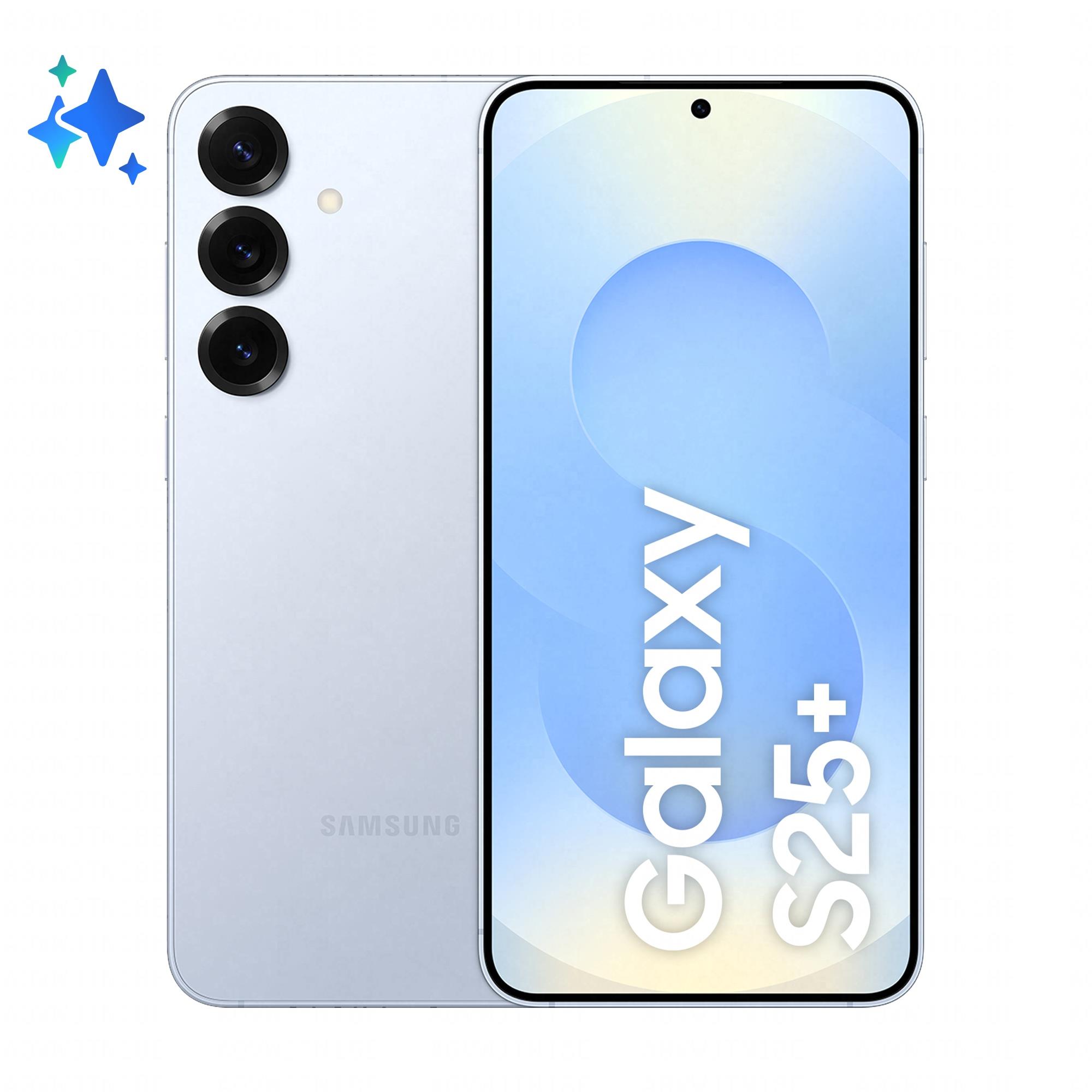 SAMSUNG Galaxy S25+ išmanusis telefonas, 256 GB, ledo mėlynumo, SM-S936B