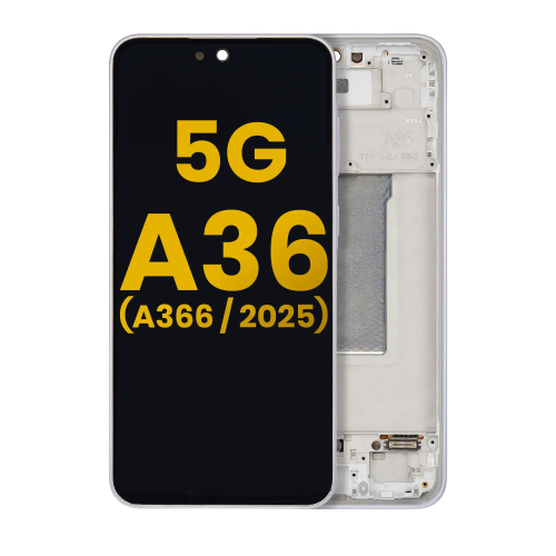 Ekranas skirtas Samsung A366 A36 5G su rėmeliu / Lime / OEM