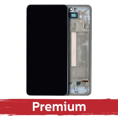 Ekranas skirtas Samsung A536 A53 5G su rėmeliu / Blue / OEM