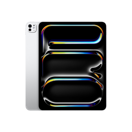 Apple iPad Pro Wi-Fi + Cellular 13 " Silver OLED, Ultra Retina XDR 2752 x 2064 pixels Apple M5 16 GB 1000 GB 3G 4G 5G Wi-Fi Front camera 12 MP Rear camera 12 MP Bluetooth 6 iPadOS USB-C charging cable