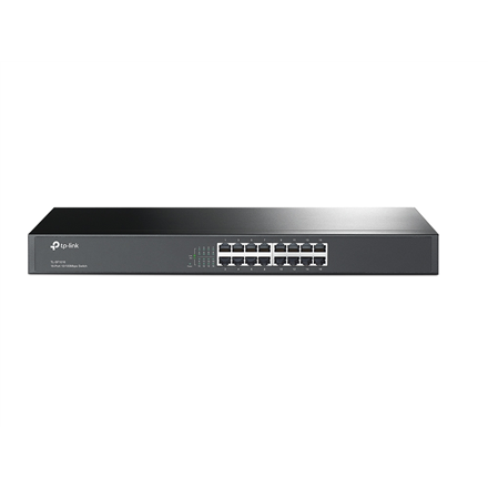 TP-LINK Switch TL-SF1016 Unmanaged Rackmountable 10/100 Mbps (RJ-45) ports quantity 16 Power supply type External