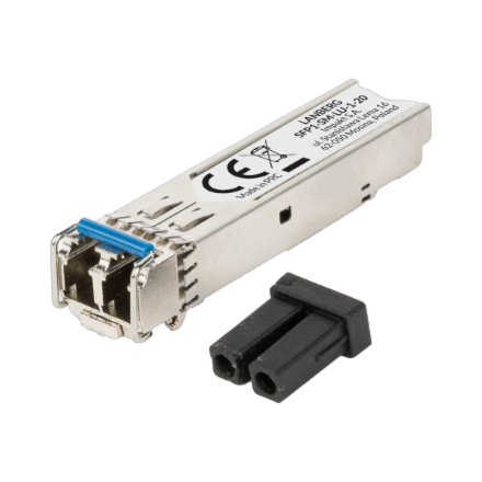 Lanberg SFP modulis, 1 GB/s Gigabit, 1310 nm, LC/UPC, vienmodis, iki 20 km