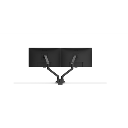 Stalinis dviejų monitorių laikiklis BenQ Ergo BDH01, pasukamas ir palenkiamas, iki 35 col. ir 20 kg, juodas