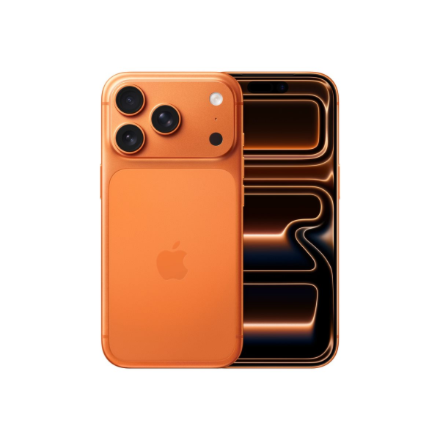 Apple iPhone 17 Pro Cosmic Orange 6.3 " 2622 x 1206 pixels OLED A19 Pro Internal RAM 12 GB 512 GB Dual SIM Nano SIM 5G Main camera resolution 48 MP iOS 26 Secondary camera resolution 48 MP