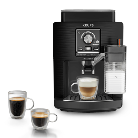 Krups Coffee machine EA5028E0 Intensity Milk Pump pressure 15 bar Built-in milk frother Fully Automatic 1450 W Black