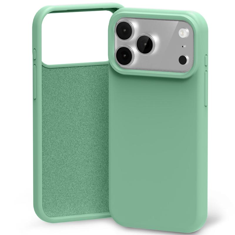 Žalias silikoninis MERCURY dėklas iPhone 17 Pro Max / 18 Pro Max