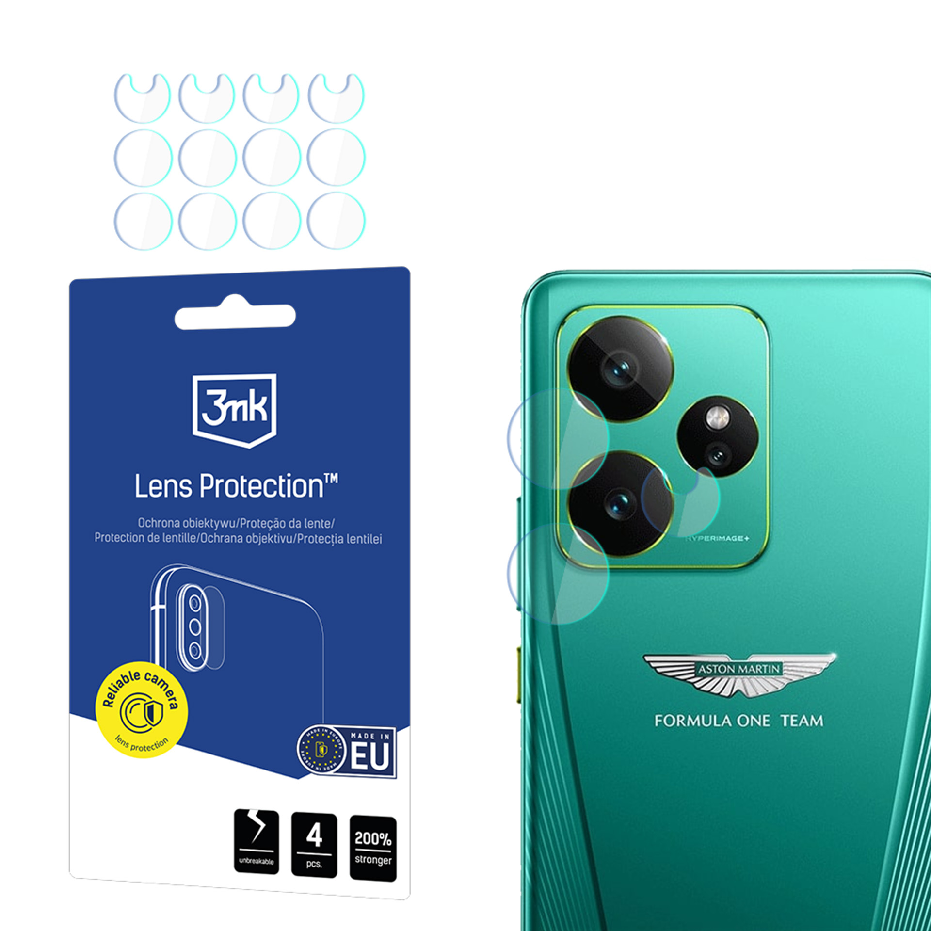 Realme GT 7 Aston Martin – 3mk Lens Protection – kameros objektyvų apsauga