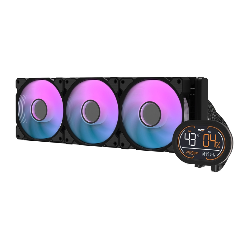 Darkflash DH360D v2 procesoriaus aušintuvas (juodas)