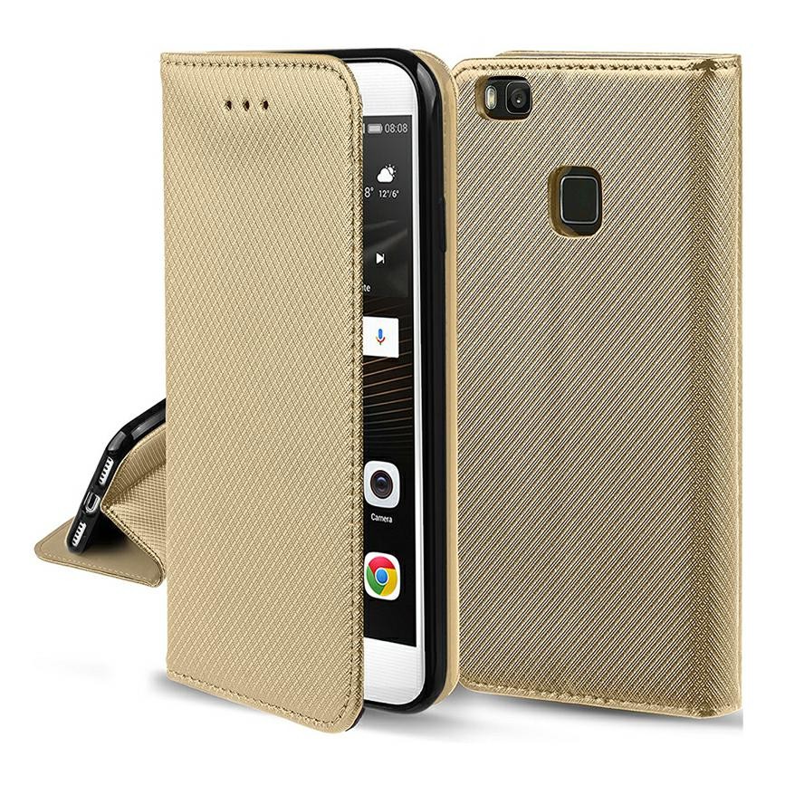 Dėklas Smart Magnet Xiaomi Redmi 17 4G/5G auksinis