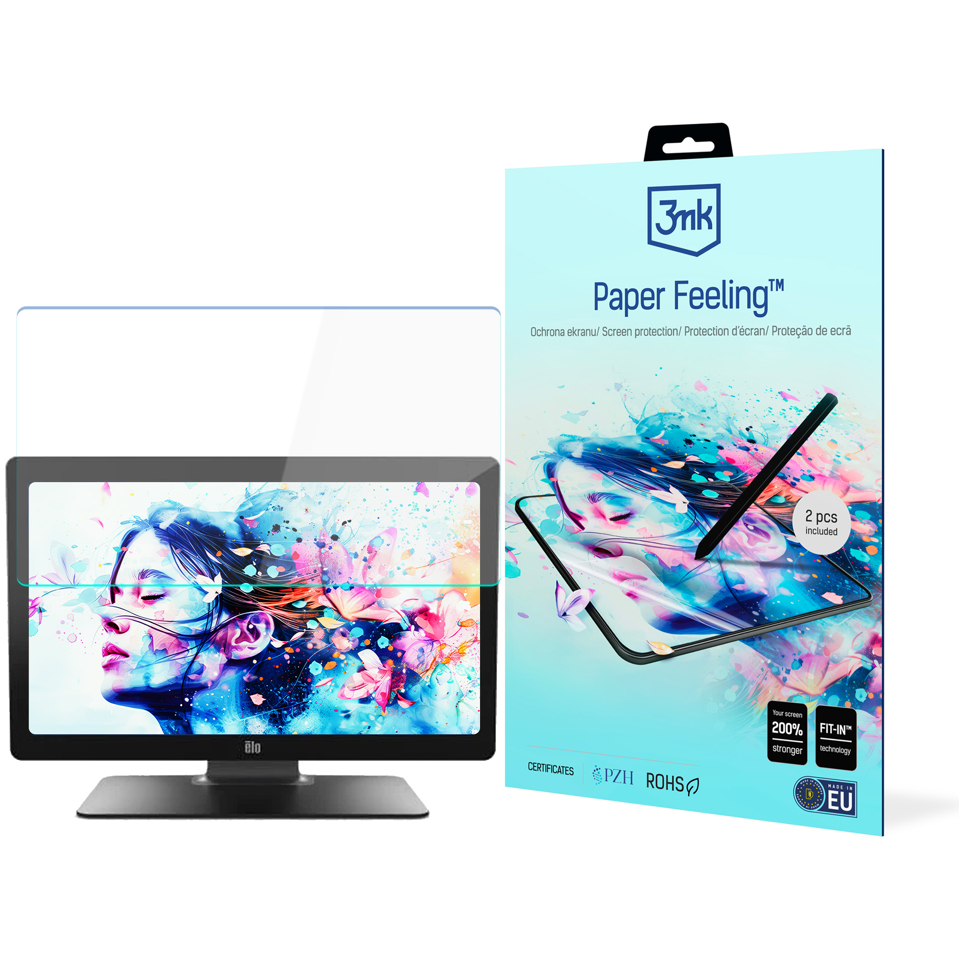 3mk Paper Feeling ekrano apsauga ELO 2202L 22″, iki 25″