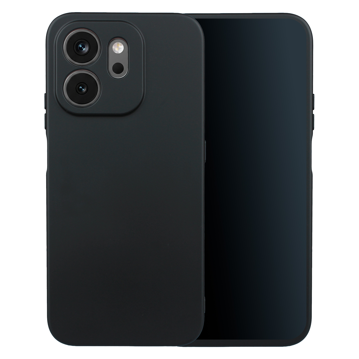 juodas silikoninis dėklas Honor 600 Smart