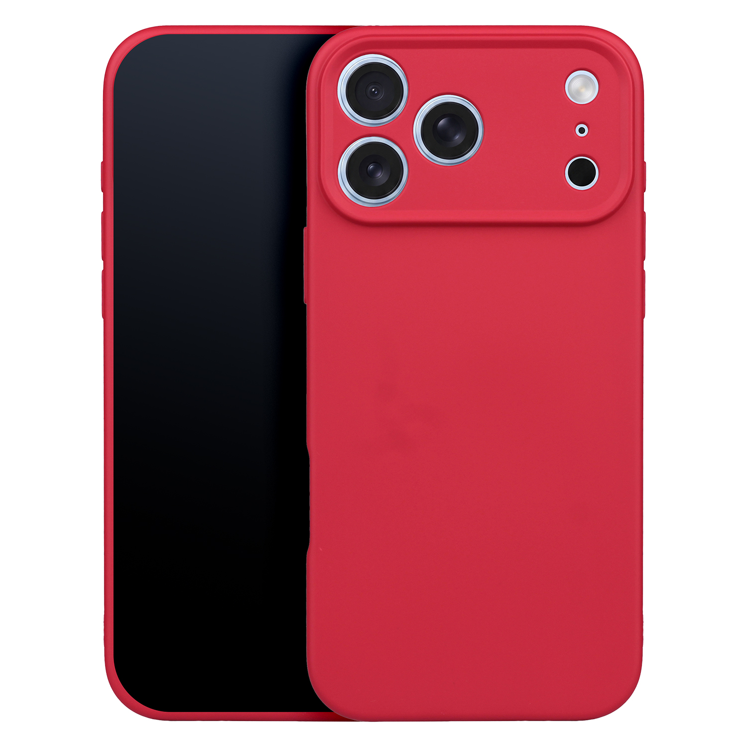 Raudonas TFO „Silicon Box“ dėklas – „Apple iPhone 17 Pro“ ir „iPhone 18 Pro“ modeliams