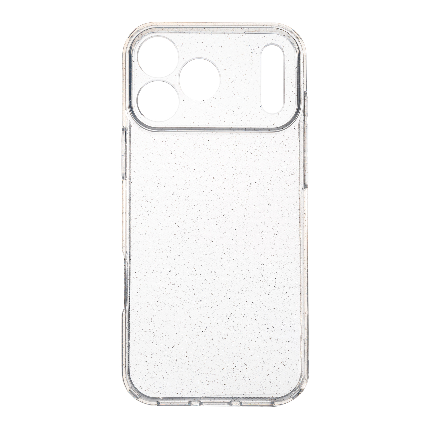 TFO Shine 2 mm glitter case for Apple iPhone 17 Pro Max and iPhone 18 Pro Max, transparent