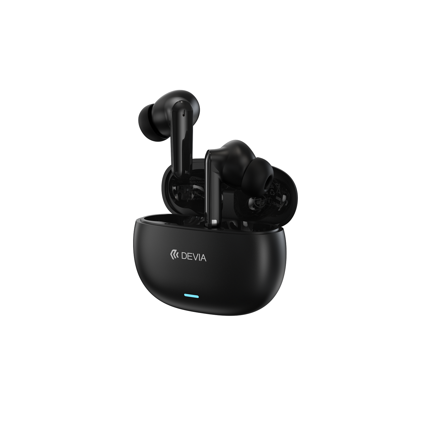 „Devia TWS Lite3 EM423“ Bluetooth ausinės su ANC, juodos