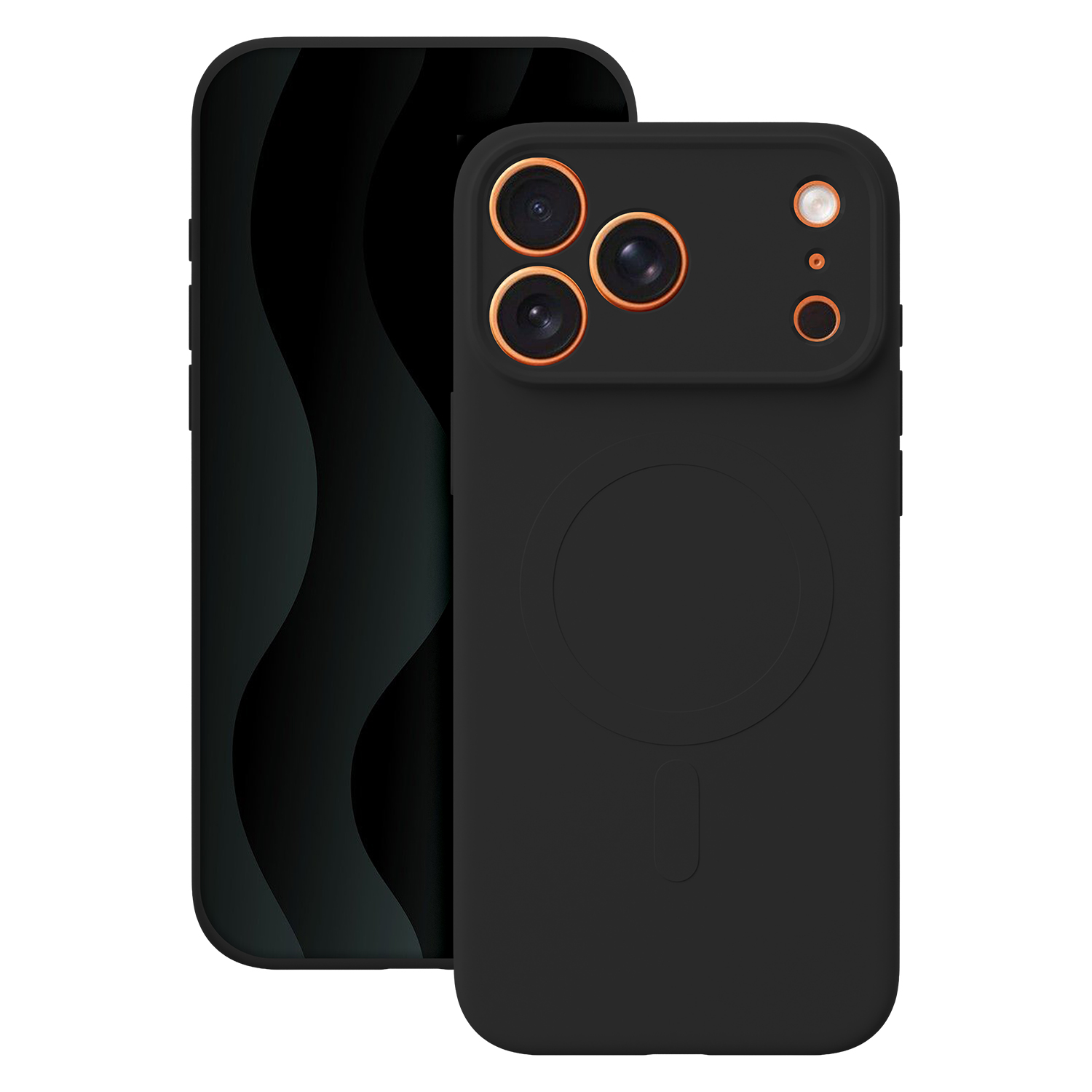 Simple Color Mag dėklas iPhone 17 Pro 6,3" / iPhone 18 Pro 6,3", juodas