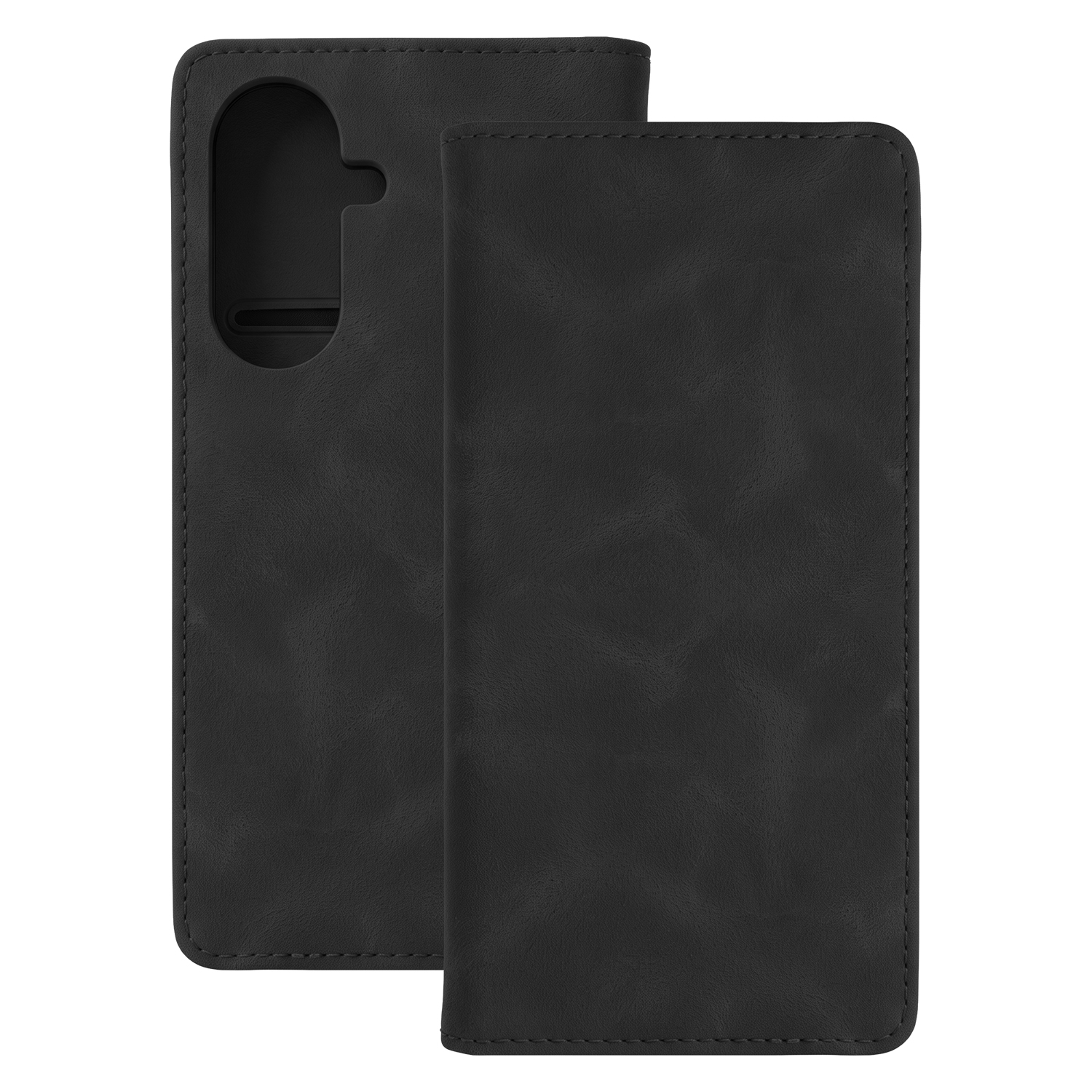 juodas Smart Suede dėklas Samsung Galaxy A27 5G