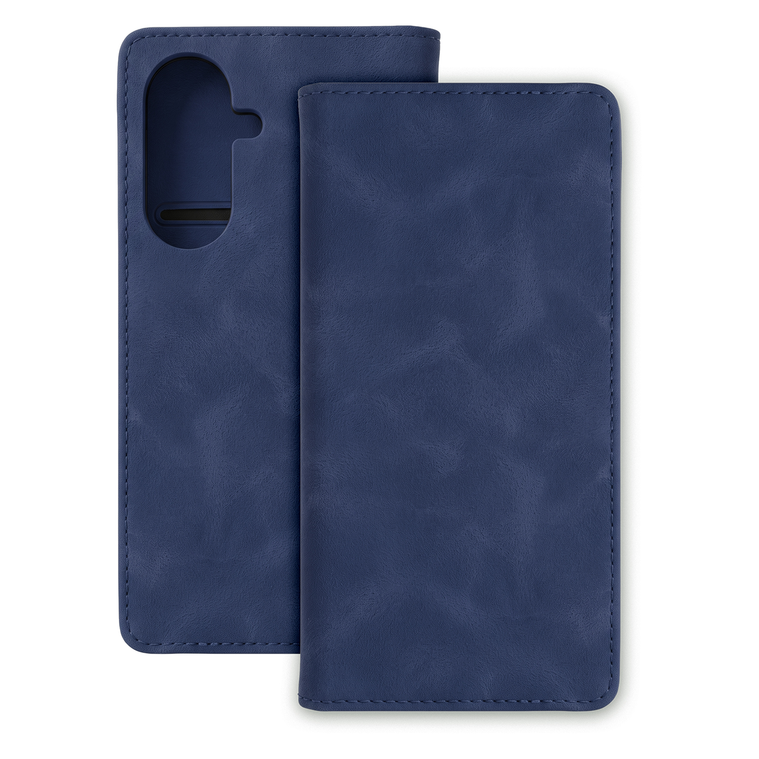 tamsiai mėlynas Smart Suede dėklas Samsung Galaxy A27 5G