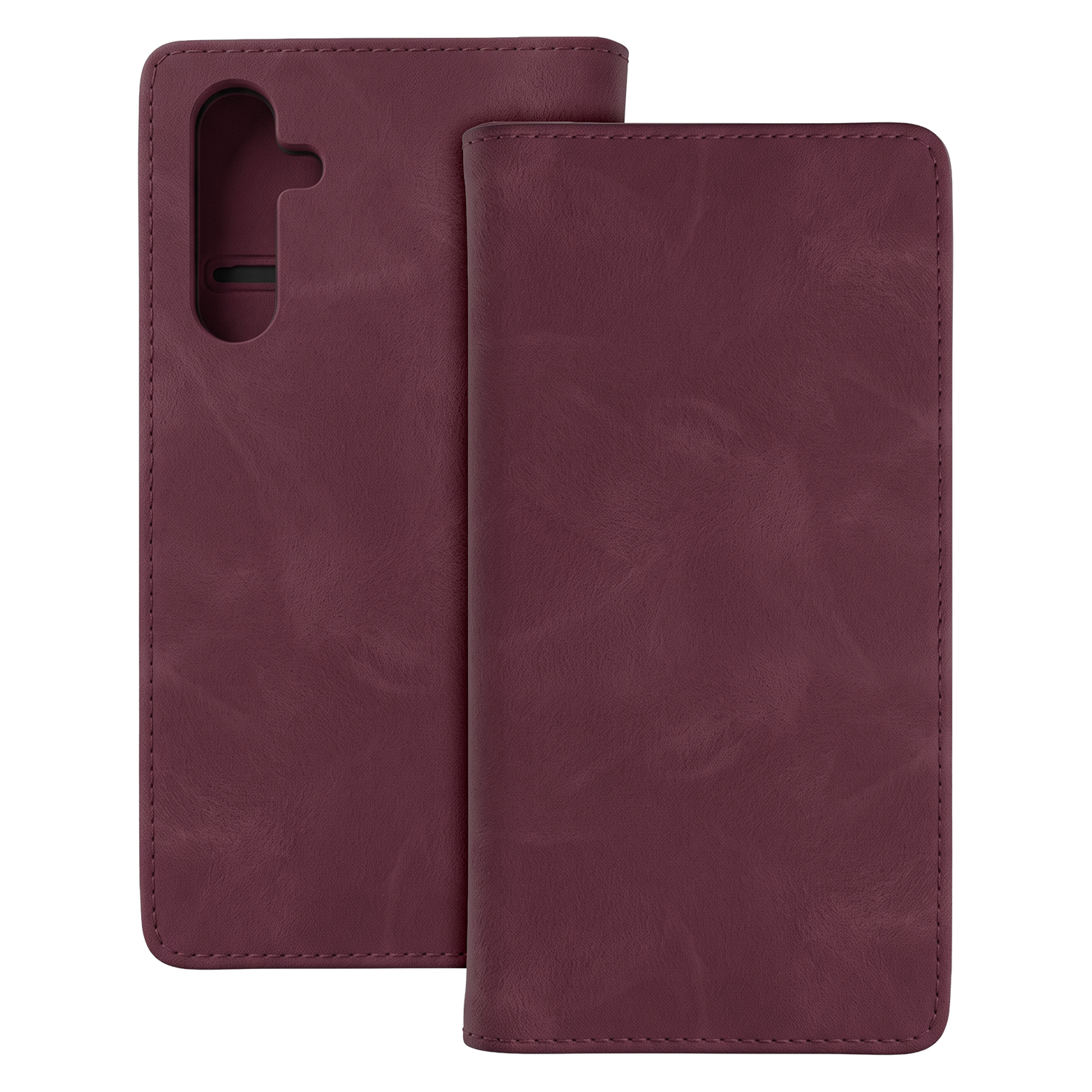 Smart Suede dėklas, skirtas Samsung Galaxy A54 5G, bordo