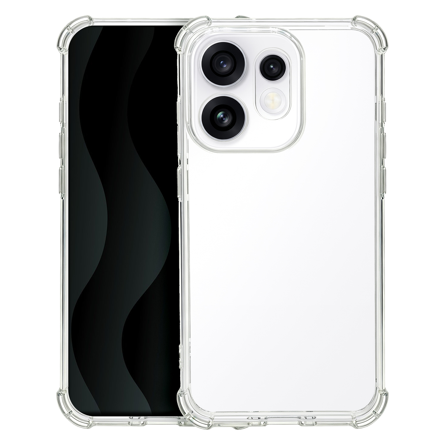 „Anti Shock 1,5 mm“ dėklas, skirtas Oppo Reno 16 5G (Global), skaidrus