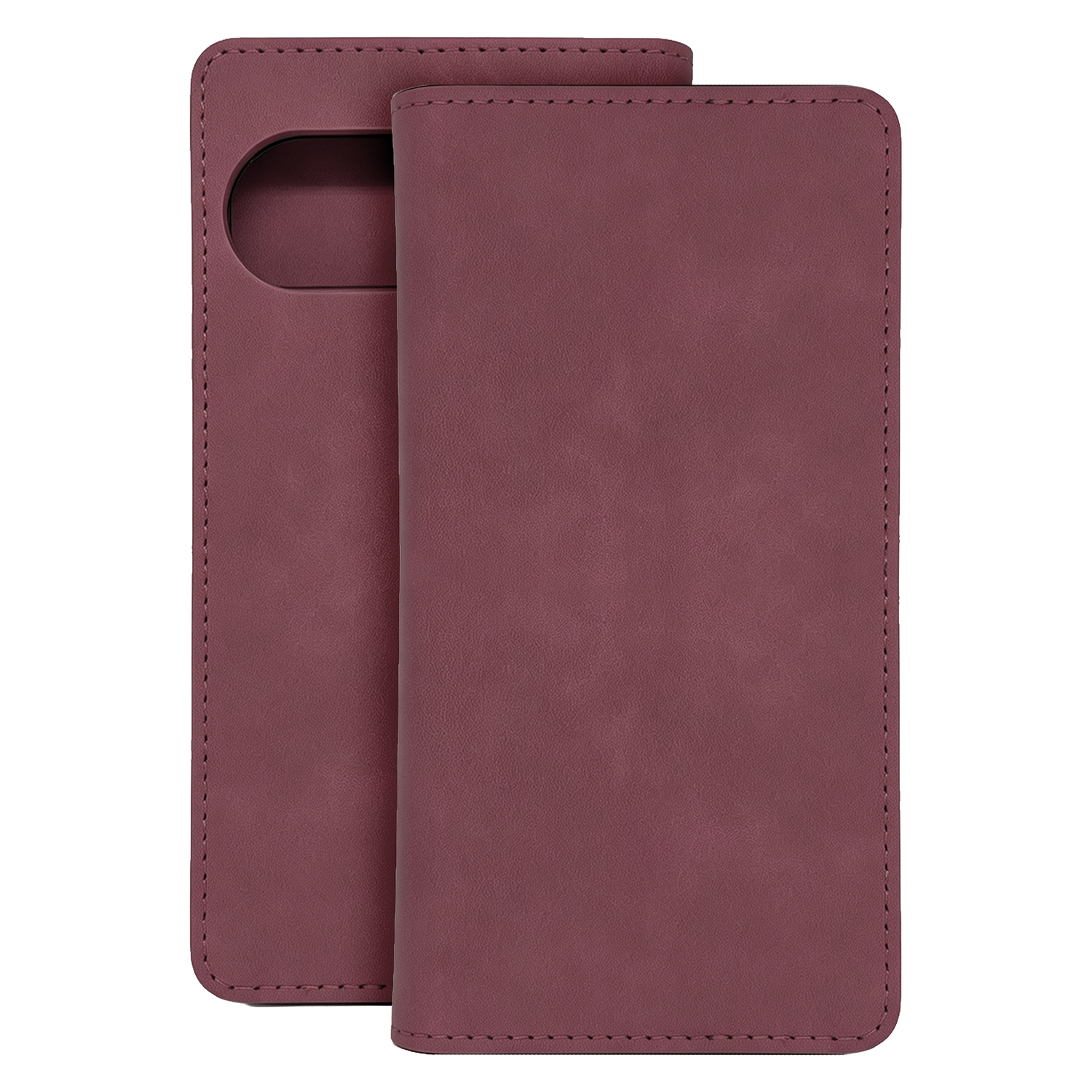 Smart Suede dėklas, skirtas Google Pixel 11 / 11 Pro, bordo