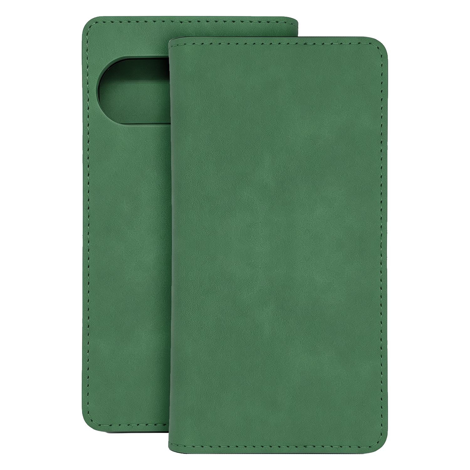 Smart Suede dėklas, skirtas Google Pixel 11 / 11 Pro, žalias