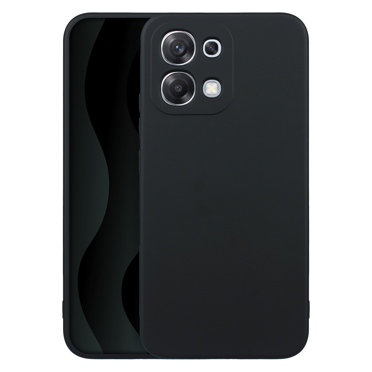 Silicon case for Oppo A6 Pro 5G black