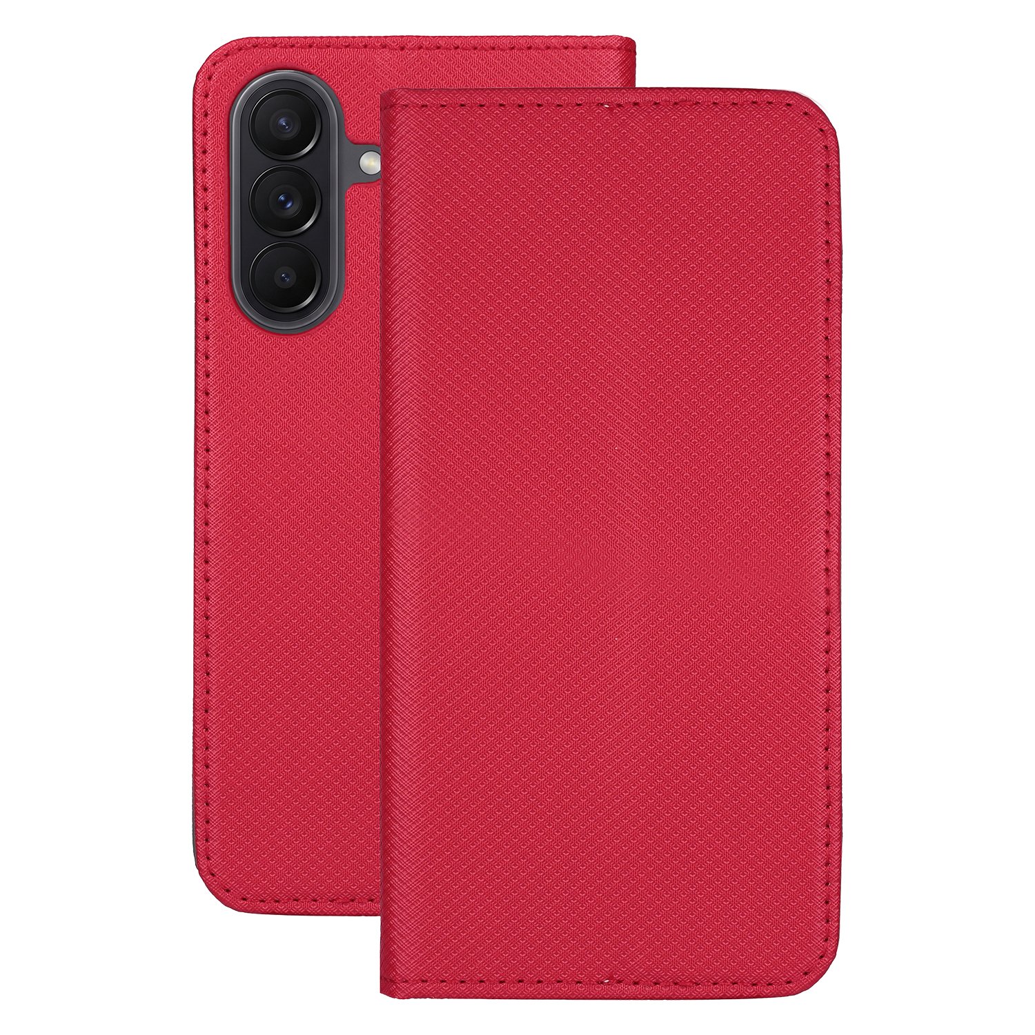 Smart Magnet case for Samsung Galaxy S25 FE / S26 FE red
