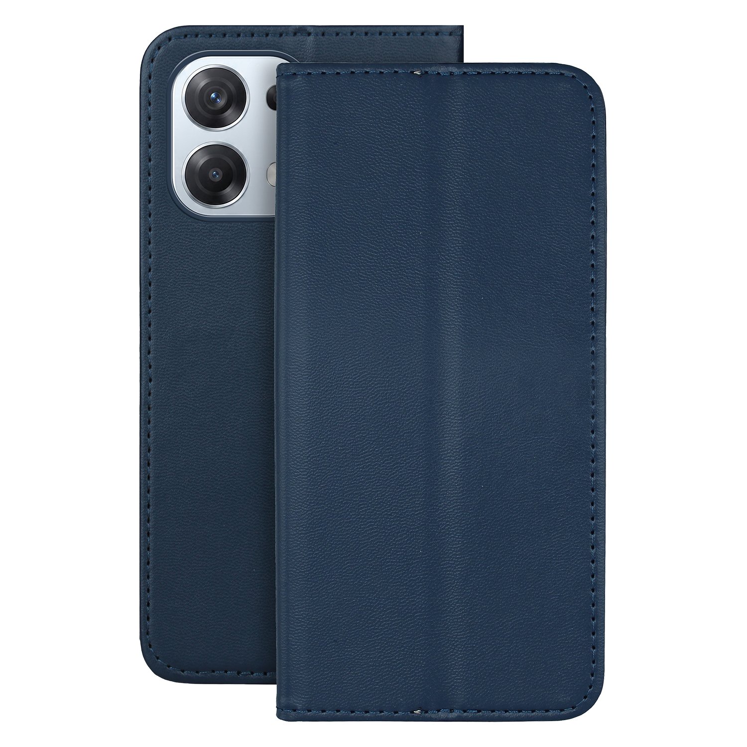 Smart Magnetic dėklas Oppo A6 Pro 5G tamsiai mėlynas