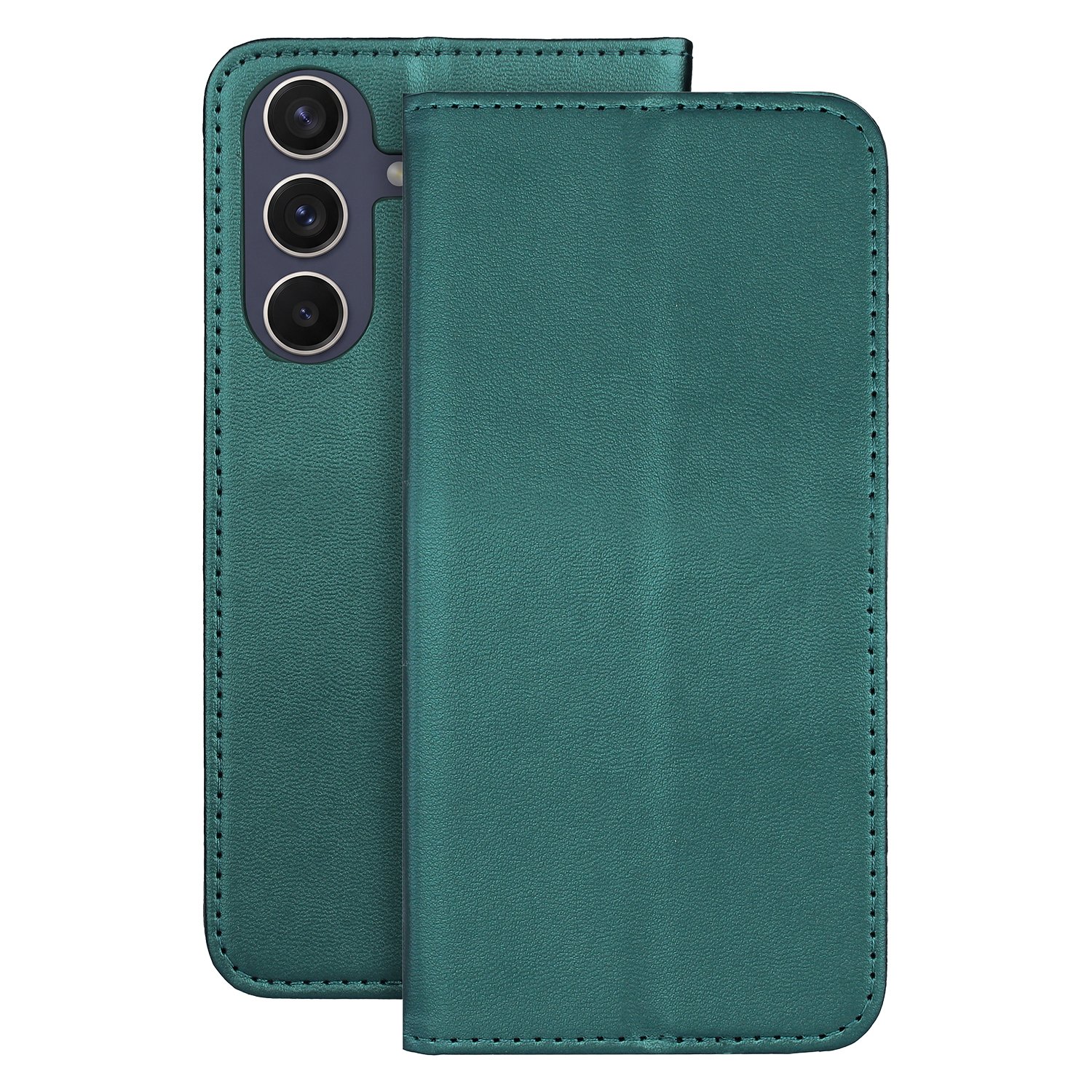 Smart Magnetic case for Samsung Galaxy S25 FE / S26 FE dark green