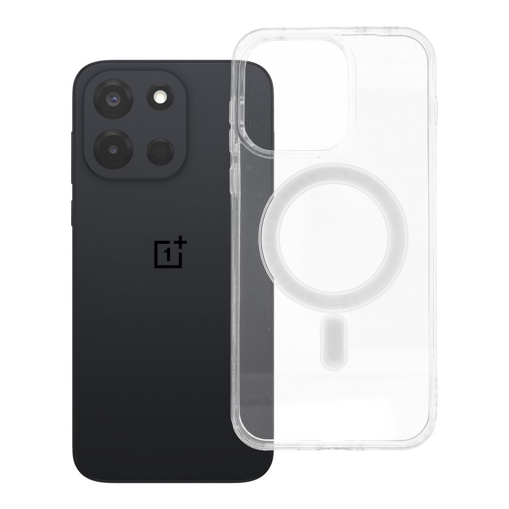 Skaidrus Clear Mag Cover (MID) dėklas, skirtas OnePlus Nord 6 / Nord CE6, suderinamas su MagSafe