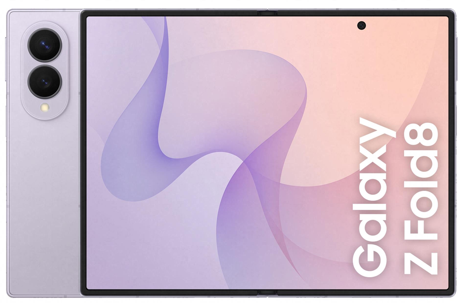 Samsung Galaxy Z Fold8 5G SM-F971B mobilusis telefonas, 512 GB, levandų spalvos