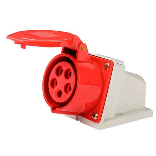 Industrial CEE Wall Socket 16A, 5-Pin, 3-phase, IP44