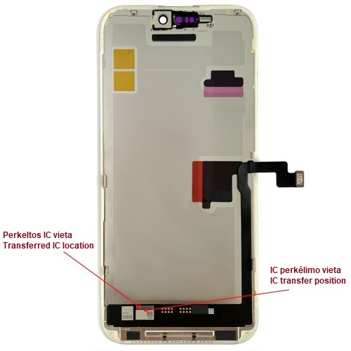 Ekranas skirtas iPhone 16 Pro Max, LTPO Soft OLED, 120Hz