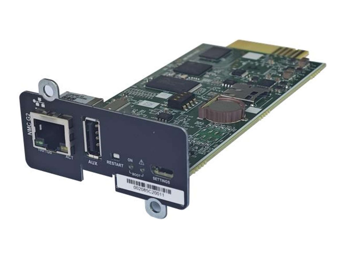 PowerWalker 1 Gb/s SNMP module – UPS management module for RT/RTG/IOT PF1 6–10 kVA TGB/TGS series (10131028)