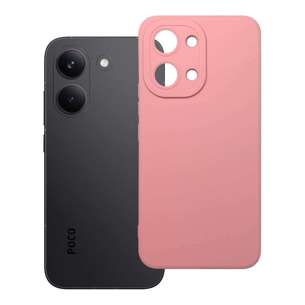 Pudros rožinės spalvos Matt 2.0 dėklas Poco X8 Pro Max 5G