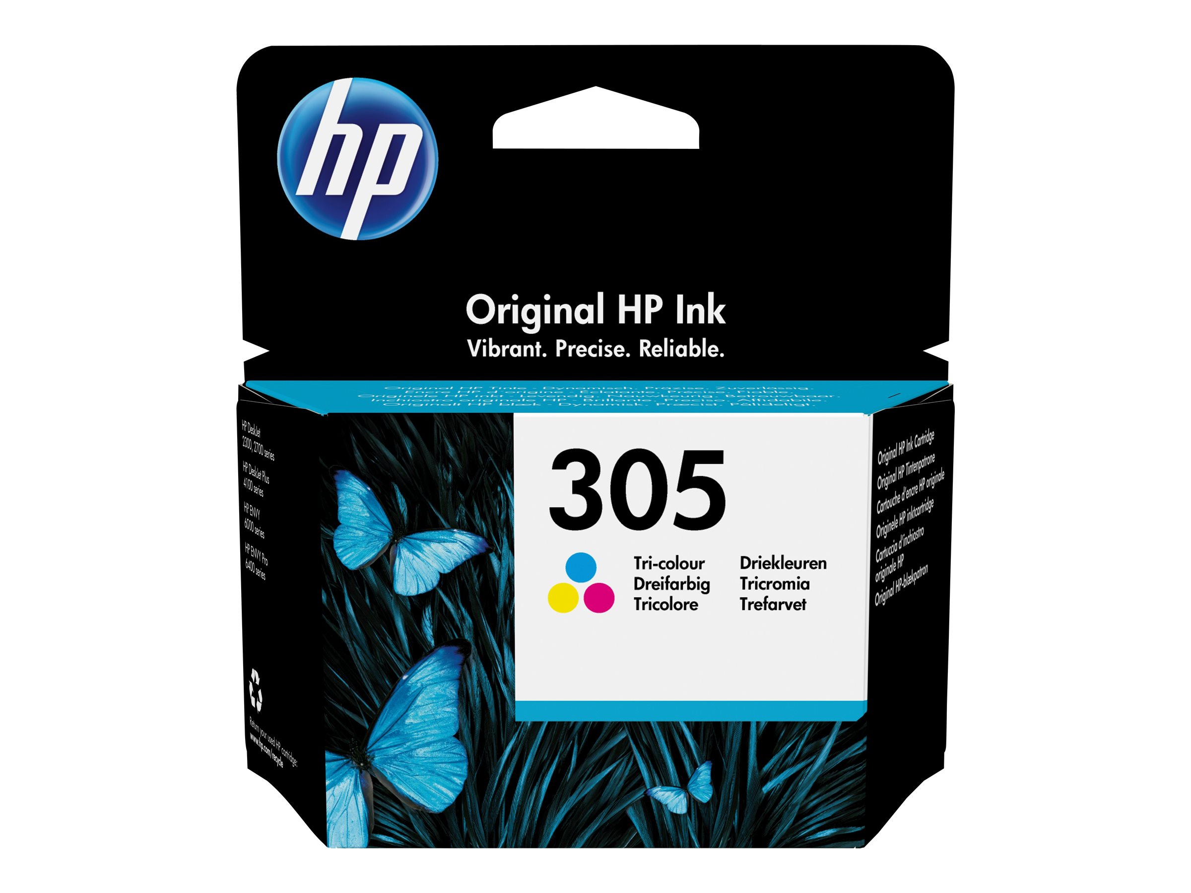 HP 305 original ink cartridge (3YM60AE#UUS), tri-colour