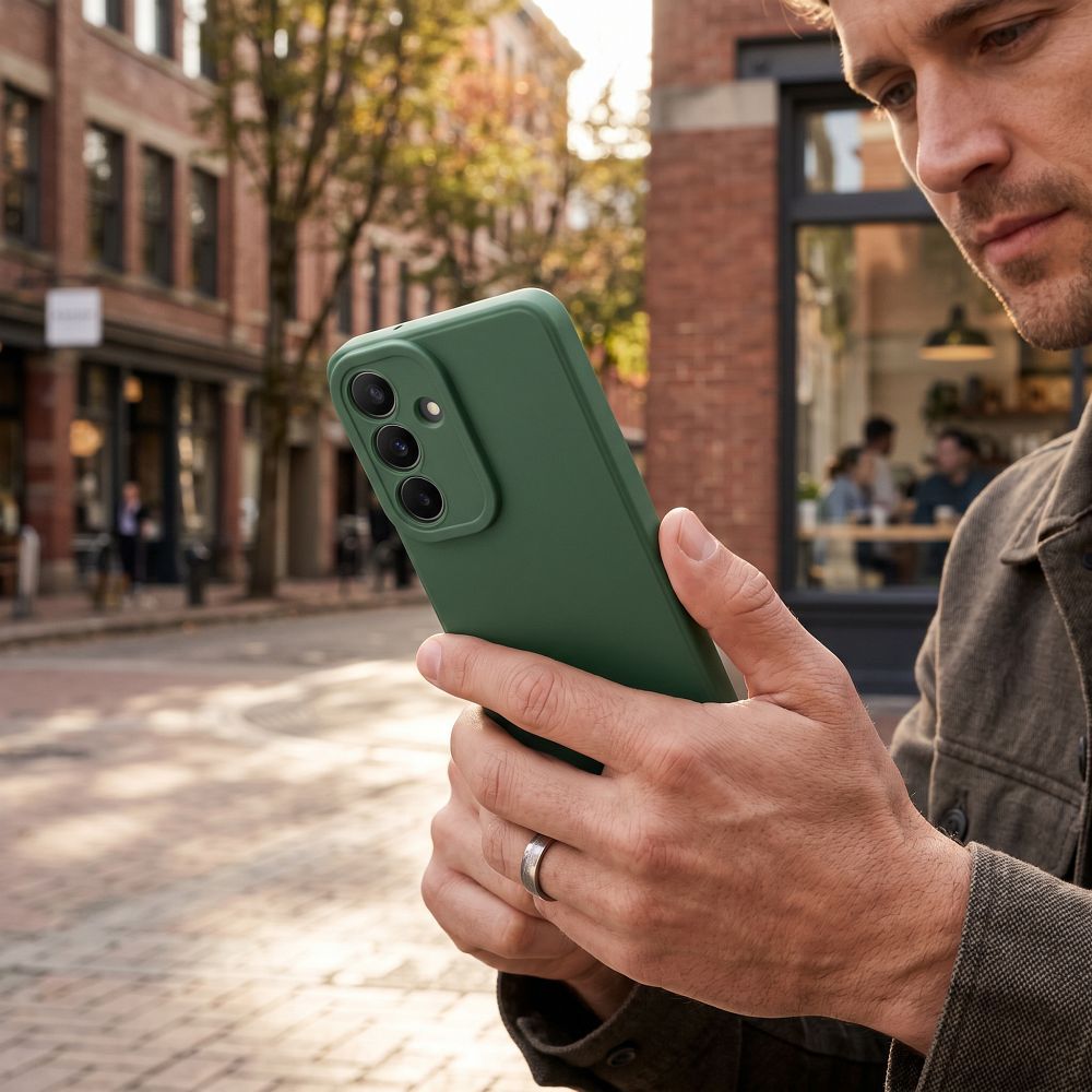Тёмно-зелёный Matt 2.0 чехол для Poco X8 Pro Max 5G