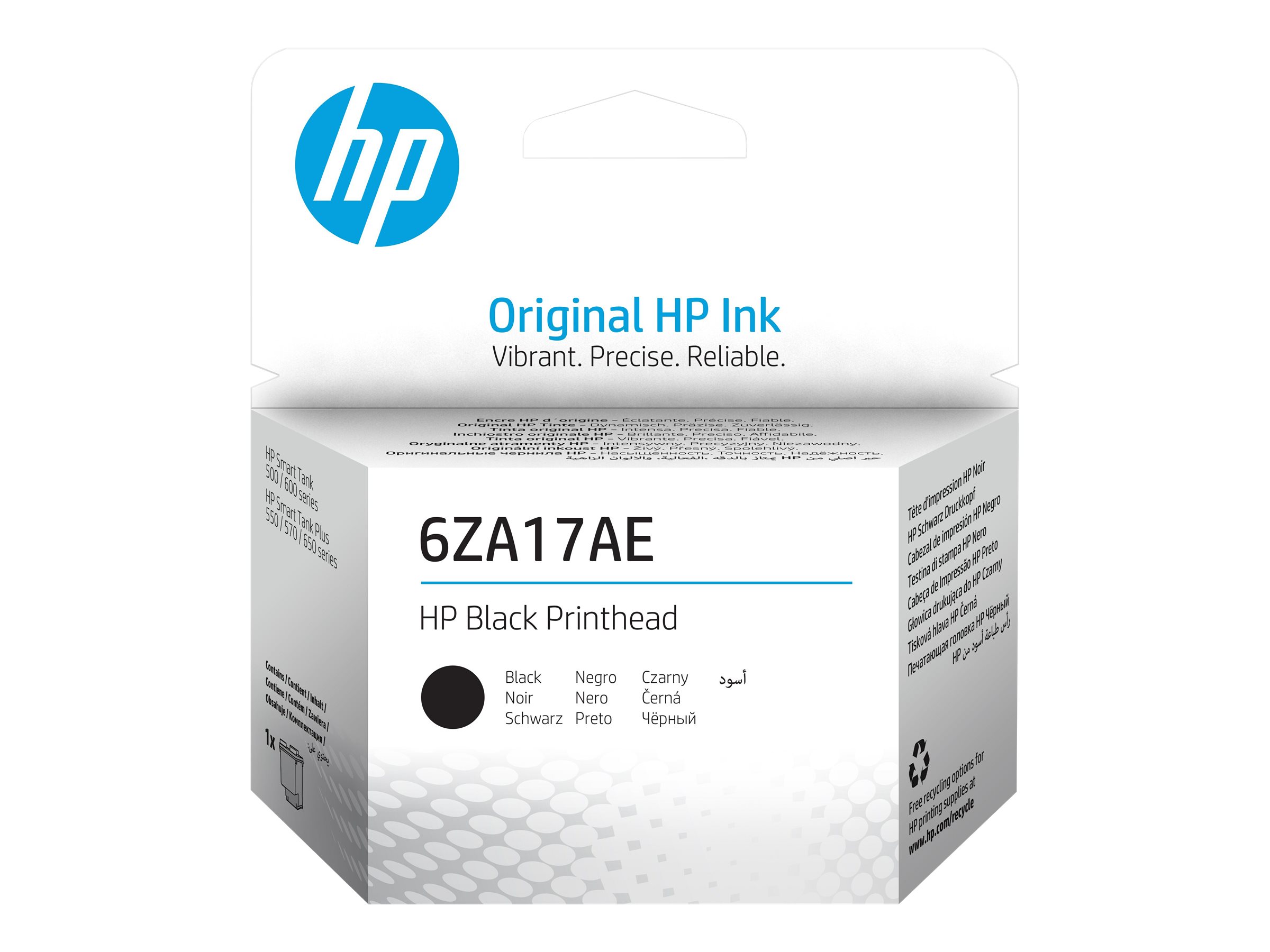 HP 6ZA17AE juoda spausdinimo galvutė