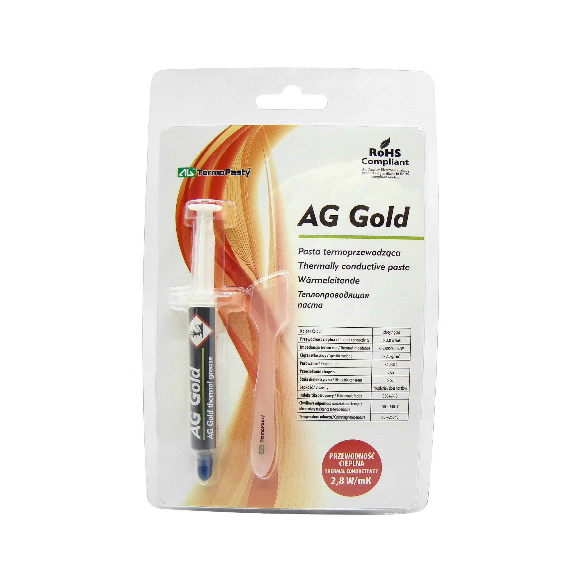 Термопаста AG Gold, 3 г, AGT-106