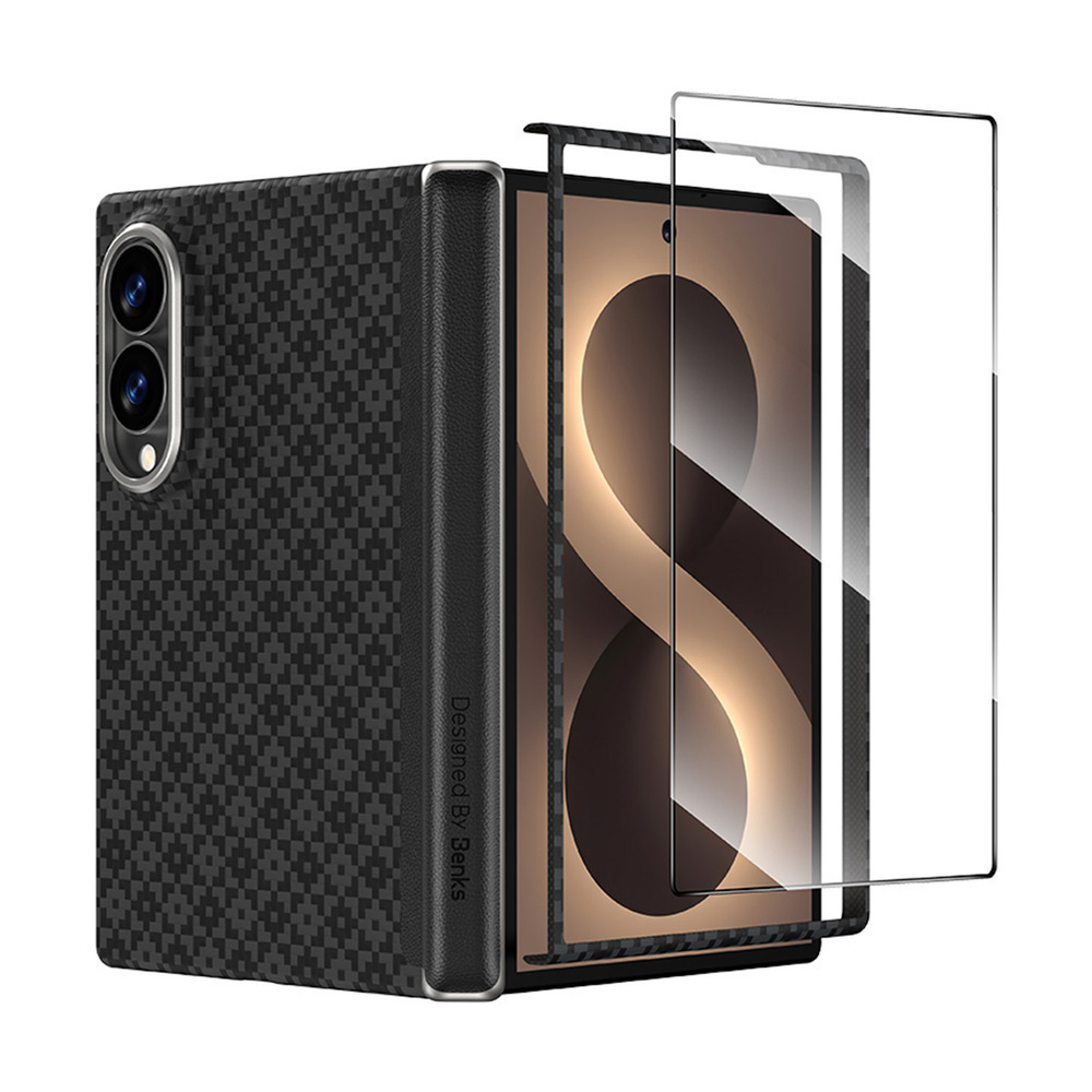 Benks Magnetic Armor Grid Air Grand Combo dėklas Samsung Galaxy Z Fold 8, juodas (C.K.FL.SA.BK.0060)
