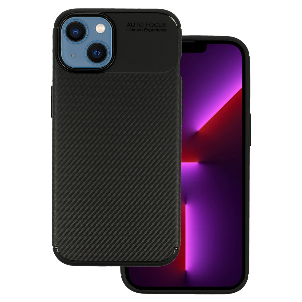 Tel Protect Carbon Elite dėklas telefonui Iphone 13 juodas
