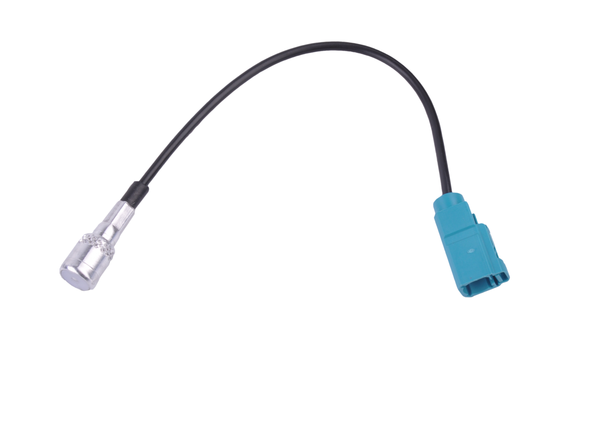 Fakra lizdas–ISO lizdas automobilinės antenos adapteris, 95715A